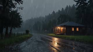 HEAVY RAIN to Sleep FAST amp Beat Insomnia  For Insomnia Study Tinnitus Relief ASMR [upl. by Anid103]