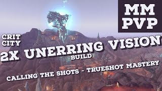 MM Hunter PvP ► CRIT CITY  2X UNERRING VISION◄ Calling The Shots  Trueshot Mastery Build [upl. by Elson]