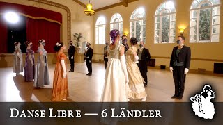 6 Ländler Beethoven — Vintage Social Dance Waltz — Danse Libre [upl. by Persian148]