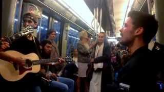 Imagine Dragons – Radioactive 【ARCADIAN COVER】Paris metro music STARS [upl. by Ilil853]