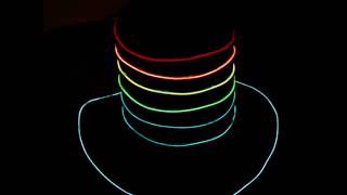 Electroluminescent Wire Hat [upl. by Llehcam]