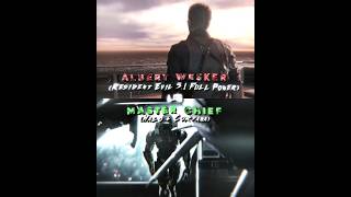 Albert Wesker Vs Master Chief  Battle shorts residentevil halo [upl. by Marba]