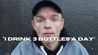 Homeless man from Glasgow speaks on alcohol addiction struggles  London Street Interview [upl. by Noirb526]