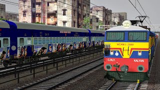 Mumbai CSM Terminus  Pune Intercity Superfast Express MSTS Open Rails Indian Train Simulator [upl. by Adnoluy]