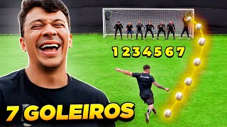 AMADORES vs 7 GOLEIROS SERÁ QUE DÁ PRA FAZER GOL 😱⚽ [upl. by Eliathas]