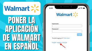 Cómo PONER La Aplicación De WALMART En Español [upl. by Brand399]