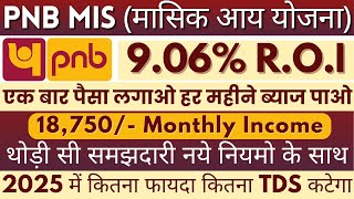 Punjab National Bank Monthly Income Plan 2025 pnb misplan Latest Interest Rates PNB MISSIP Plan [upl. by Bela]