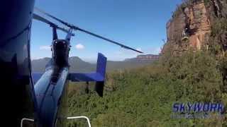 KMAX Blue Mountains Skywork Helicopters [upl. by Malha]