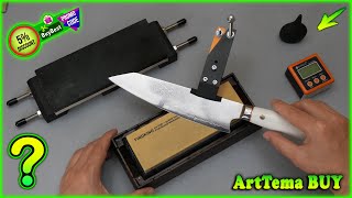 Knife sharpener HAPSTONE T1 is the perfect Sharpening Knife on a Whetstone the beginner [upl. by Annayek928]