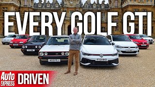 Every generation of VW Golf GTI which is best of all  Auto Express [upl. by Vivia103]