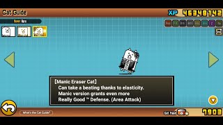 Battle Cats Tank Maniac  Vulcanizer Uber Carry  How to defeat Manic Eraser [upl. by Belayneh]