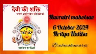 Navratri mahotsav 61024 nritya natika bramhakumaris [upl. by Tidwell]