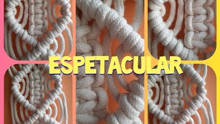 Macrame Detalhes espetacular Da pra usar em vários trabalhos [upl. by Armin]