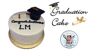 Graduation Themed Cake and Cupcakes [upl. by Montagu]