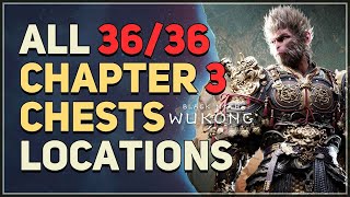 All Chapter 3 The New West Chests Locations Black Myth Wukong [upl. by Olimpia]