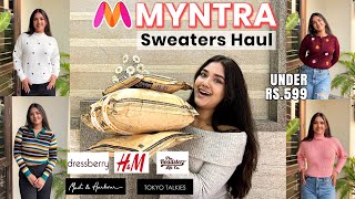 BEST MYNTRA HAUL 😍  Winter Collection Under 500  Winter Outfits  Kirti Agarwal [upl. by Hank]