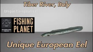 Fishing Planet Unique European Eel Tiber River Italy [upl. by Drarehs]