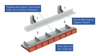 Ibstock Kevington  Installation of Nexus Brick Faced Support system [upl. by Airliah]