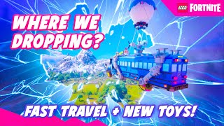 🔴EPIC FIXED IT LEGO FORTNITE BATTLE BUS FAST TRAVEL Playing with Viewers [upl. by Randal]