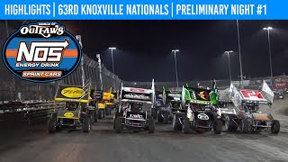 World of Outlaws NOS Energy Drink Sprint Cars  Knoxville Raceway  August 7 2024  HIGHLIGHTS [upl. by Mcfarland813]