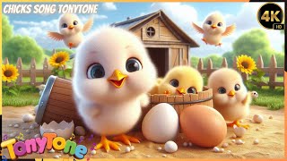 New Chicks Song For Kids  TonyTone KidsSongs [upl. by Akinam]