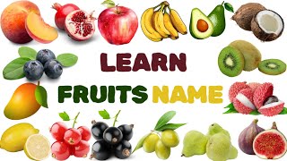 Fruits Vocabulary ll 25 Fruits Name In English With Picture ll Learn English Vocabulary [upl. by Nyleuqaj]