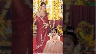 Alia bhatt with Raha kapoor seek blessing maa durga aliabhatt shortsfeed [upl. by Carlyle]