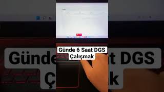 Günde 6 Saat DGS Çalışmak DGS DGS2022 Shorts [upl. by Gradeigh]