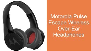 Motorola MTSH012BK Pulse Escape Wireless OverEar Headphones [upl. by Sharai650]