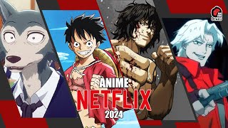 🤩 ESTRENOS de ANIME para NETFLIX 2024  Rincón Otaku [upl. by Artkele151]