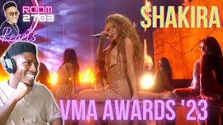 Shakira VMAs 2023 Reaction 💃🏾🔥 [upl. by Hamal824]