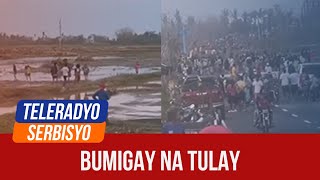 San Jose bridge in Gonzaga Cagayan collapses due to ‘Ofel’  Teleradyo Serbisyo 15 November 2024 [upl. by Jeramey]