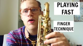 👍🎷 How To Play Saxophone Fast  Finger Technique Tips  Todd Schefflin 🎷👍 [upl. by Zinnes622]