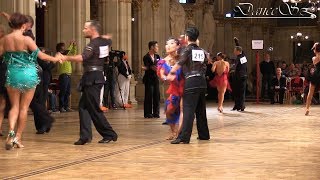 Vienna Dance Concourse 2018  Senior I Latin Semi Final Chacha WDSF 6 April 2018 [upl. by Ilojne]