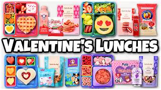 Eating ONLY Valentines Day Food For Lunch ❤️ Bunches of Lunches [upl. by Oecile]