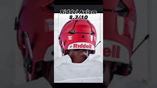 Rating football helmets shorts riddel w shorts ssc [upl. by Ahsia647]