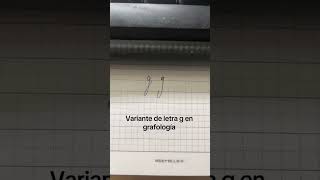 grafología variante de letra G ￼ [upl. by Rosana]