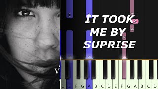 Maria Mena  It Took Me By Surprise piano tutorial [upl. by Pacifica]