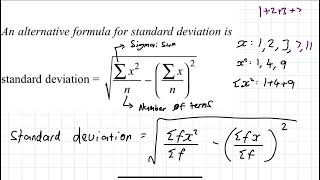 GCSE Statistics Calculating the Standard Deviation [upl. by Enitsenre]