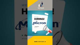 Micron Technology Hiring 20232024  SSD Software Engineer Jobs in Hyderabad amp Bangalore [upl. by Enilra80]