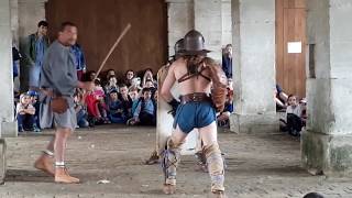 Gladiator Fight  Grand 2018  ACTAarcheo  Provocator  Thraex vs Murmillo [upl. by Muirhead]