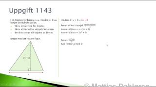 Matematik 2b Sammanfattning Kapitel 1 Algebra och linjära funktioner [upl. by Tem326]