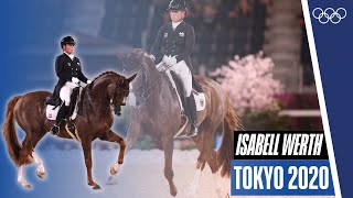 🐴🇩🇪 Isabell Werths Full Dressage Individual Grand Prix Freestyle at Tokyo 2020 [upl. by Siuoleoj]