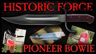 BUDK The Honshu Historic Forge Pioneer Bowie knife [upl. by Rosetta]