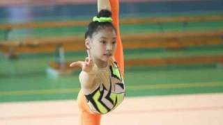 10yearold Elena Shinohara Montage at Moscow Rhythmic Gymnastics 2010 新体操小学生 [upl. by Lledrev]