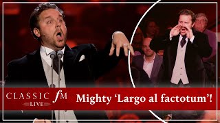 Baritenor Michael Spyres sings a blistering Rossini ‘Largo al factotum’  Classic FM Live [upl. by Altheta]