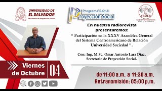 Programa radial con Secretaría de Proyección Social [upl. by Konstantine]