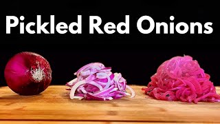 ULTIMATE Pickled Red Onions  Beginner Recipe [upl. by Nims]