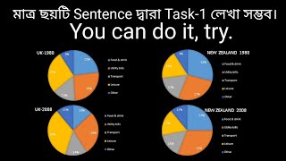 IELTS Writing Task 1 How to Describe a Pie Chart Time Changing  BASHAR IELTS [upl. by Annelak926]