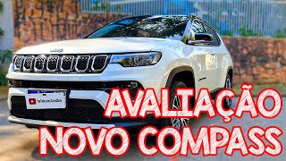 Avaliação Jeep Compass 2022 13 turbo  O NOVO COMPASS encara VW TAOS e Corolla Cross [upl. by Notgnilra]